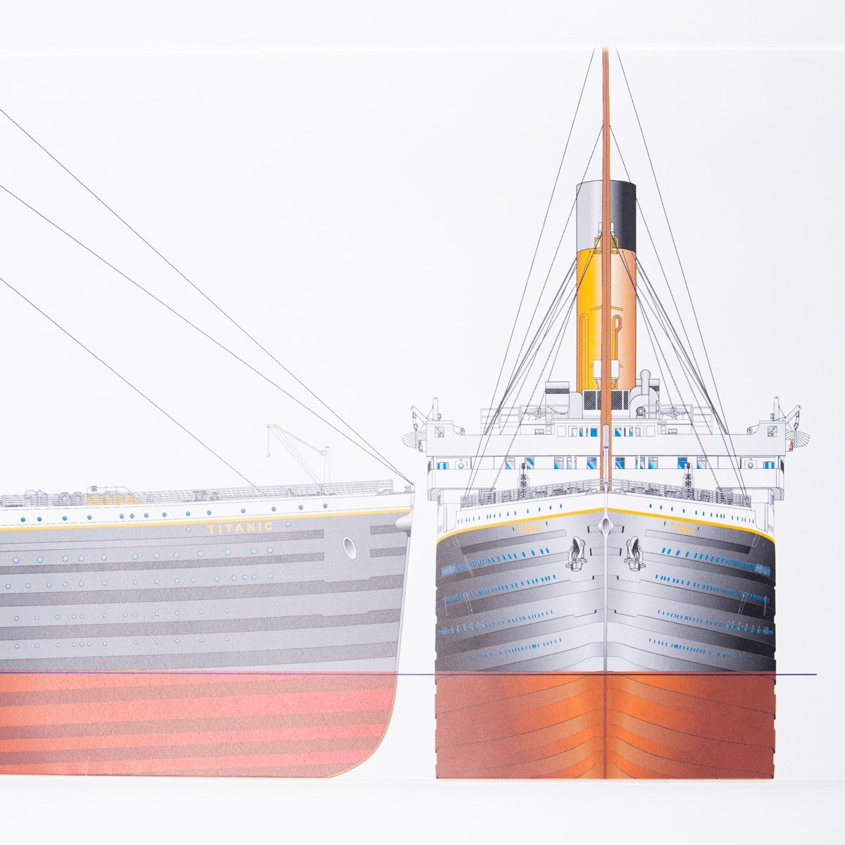 Kit modellino barca RMS Titanic 1912 - Amati (1606)